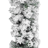 Vidaxl Christmas Garland ze śniegiem 10 m PVC zielony