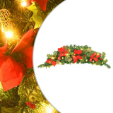 Vidaxl Christmas arch with LED lights 90 cm PVC Green