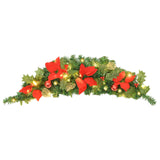 Vidaxl Christmas arch with LED lights 90 cm PVC Green