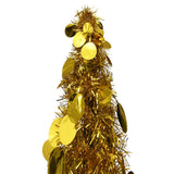 Vidaxl Kunstkerstboom Popup 120 cm Haustier Goldfarbe