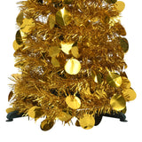 Vidaxl Kunstkerstboom Popup 120 cm Haustier Goldfarbe