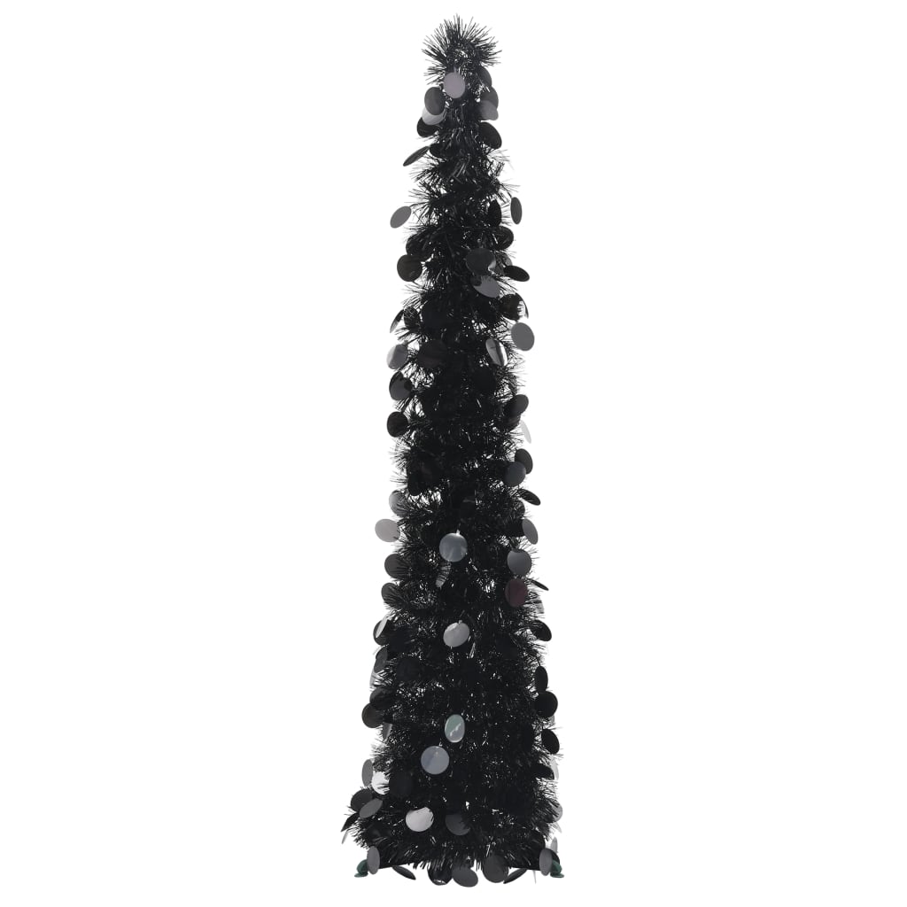 VIDAXL KUNSTKERSTBOOM POP-UP 120 cm Pap Black