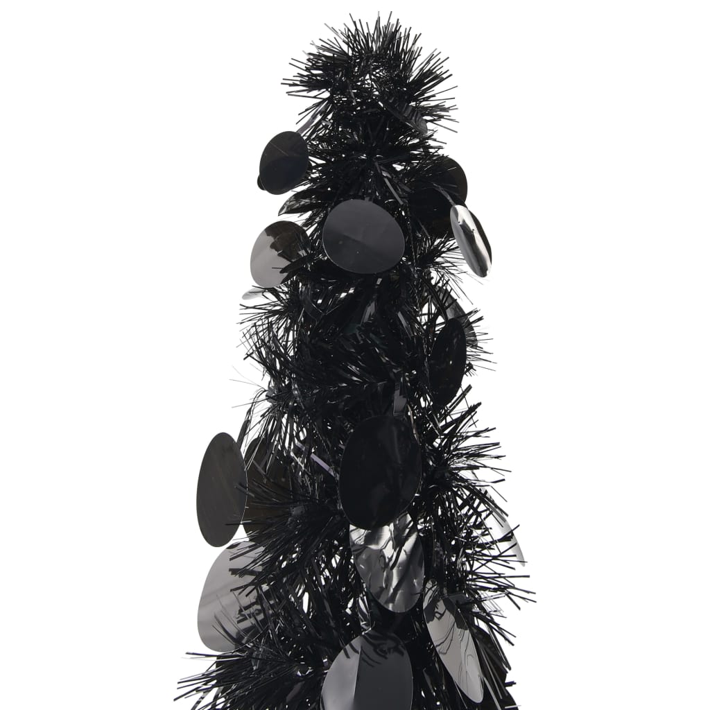 VIDAXL KUNSTKERSTBOOM POP-UP 120 cm Pap Black