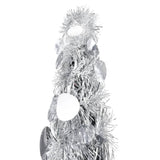 Vidaxl Kunstkerstboom Pop-up 180 cm Pet Silver Colored