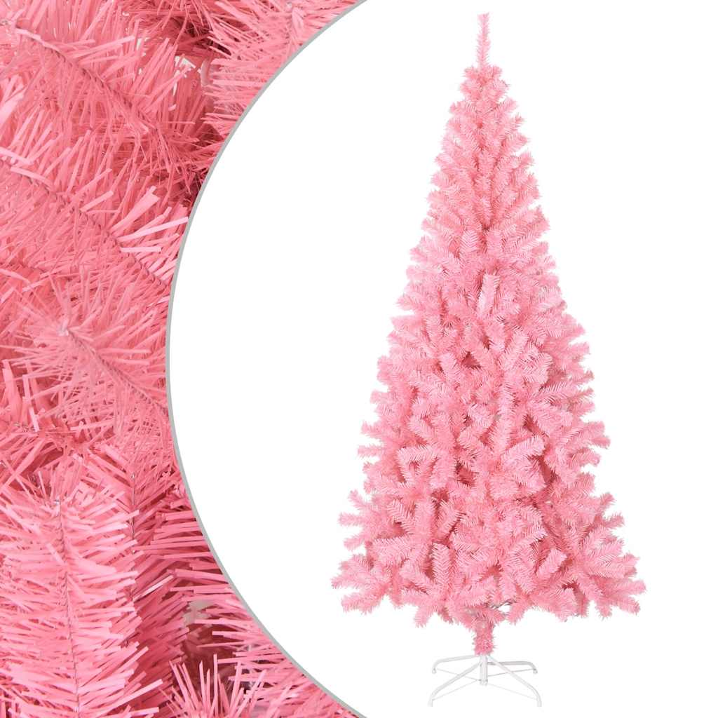 Vidaxl Kunstkerstboom avec un rose PVC de 180 cm standard