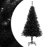 Vidaxl Kunstkerstboom with standard 150 cm PVC Black