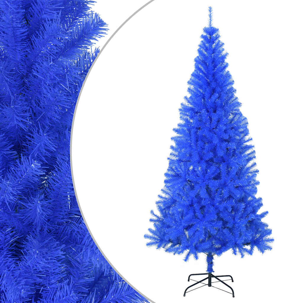 VidaXL Kunstkerstboom with standard 210 cm PVC blue