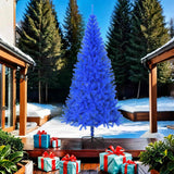VidaXL Kunstkerstboom with standard 210 cm PVC blue