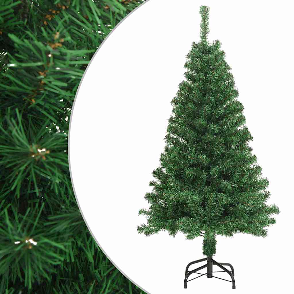 VidaXL Kunstkerstboom with thick branches 150 cm PVC green