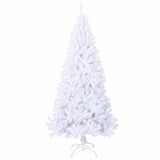 VidaXL Kunstkerstboom with thick branches 180 cm PVC white