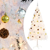 Vidaxl Kunstkerstboom com iluminação e bolas de Natal 180 cm