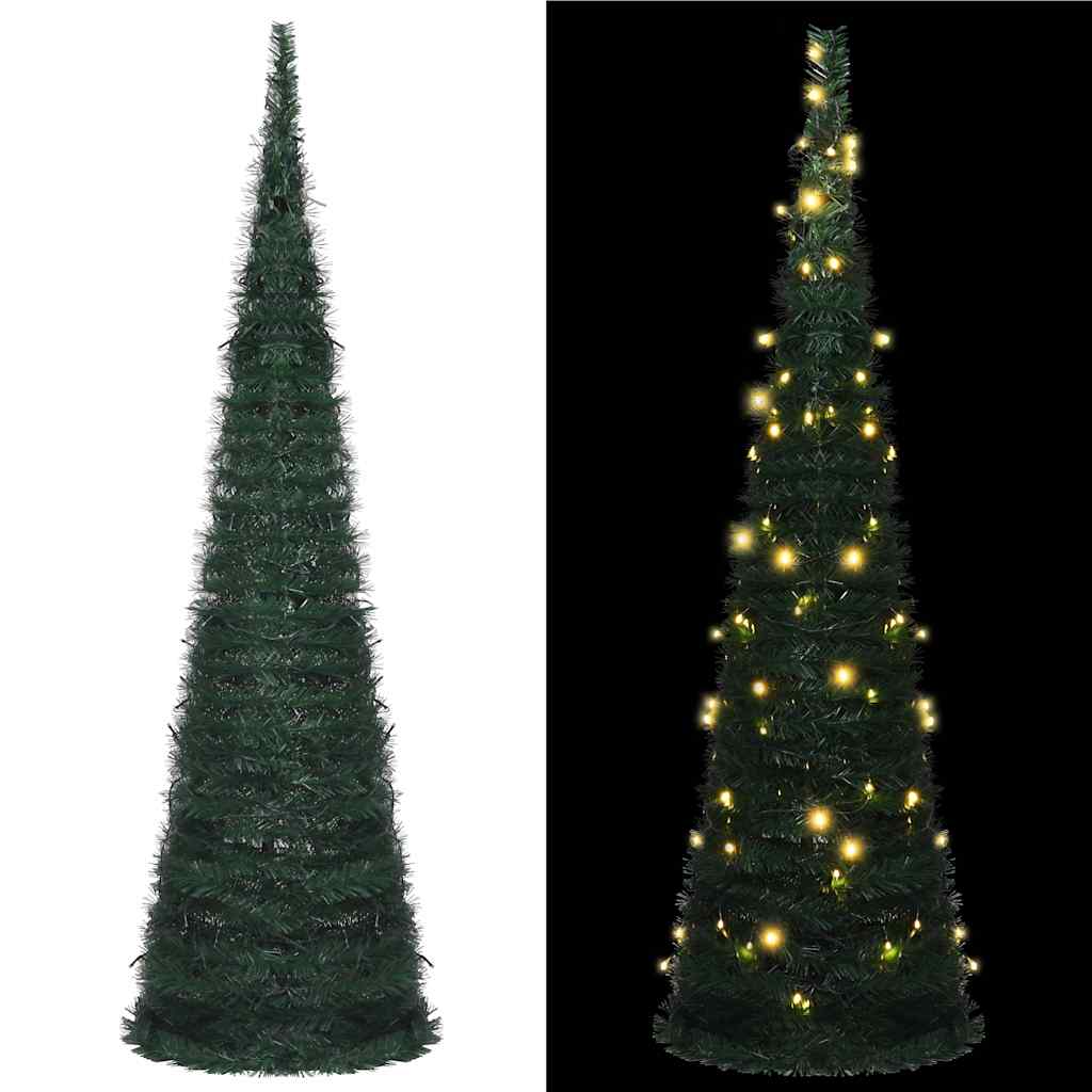 Vidaxl Kunstkerstboom with lighting pop-up 150 cm green