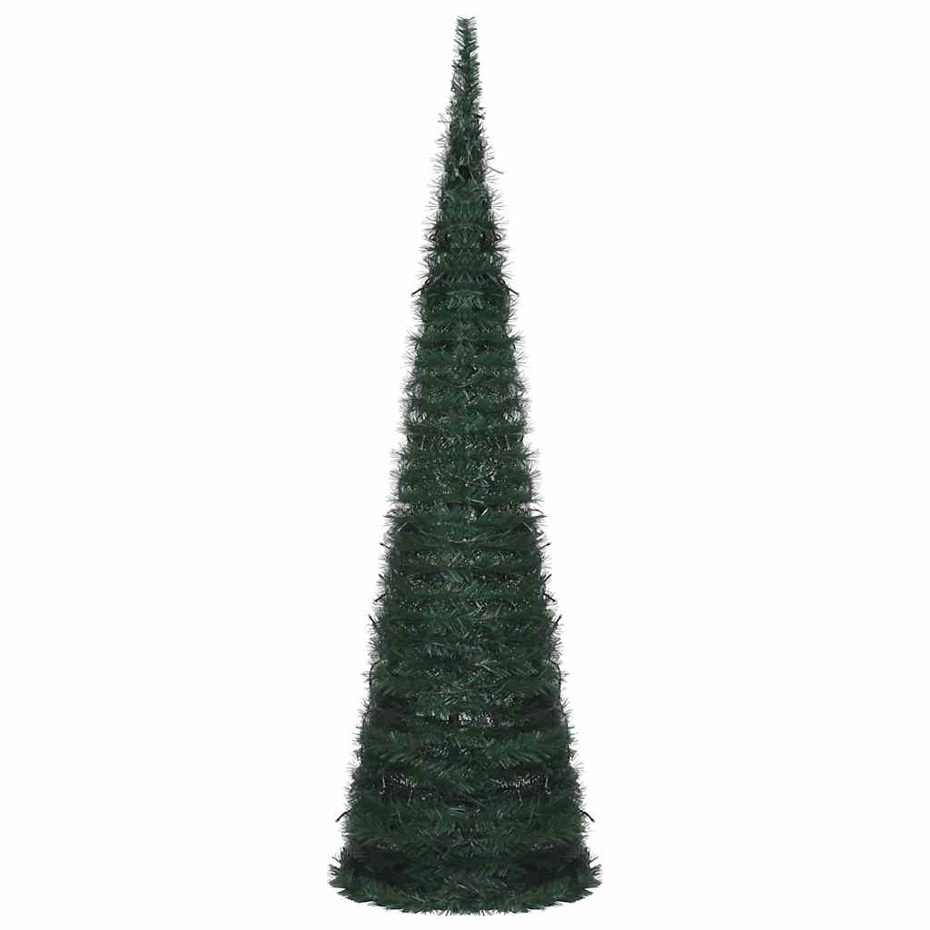 Vidaxl Kunstkerstboom with lighting pop-up 150 cm green