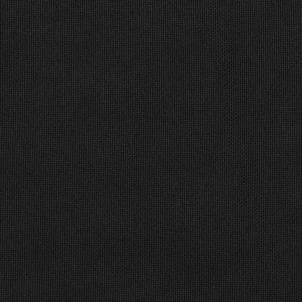 VidaXL Curtains Linen Look Damning hooks 2 st 140x175 cm Black
