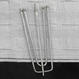 Vidaxl curtains linen look blackout hooks 2 st 140x245 cm black