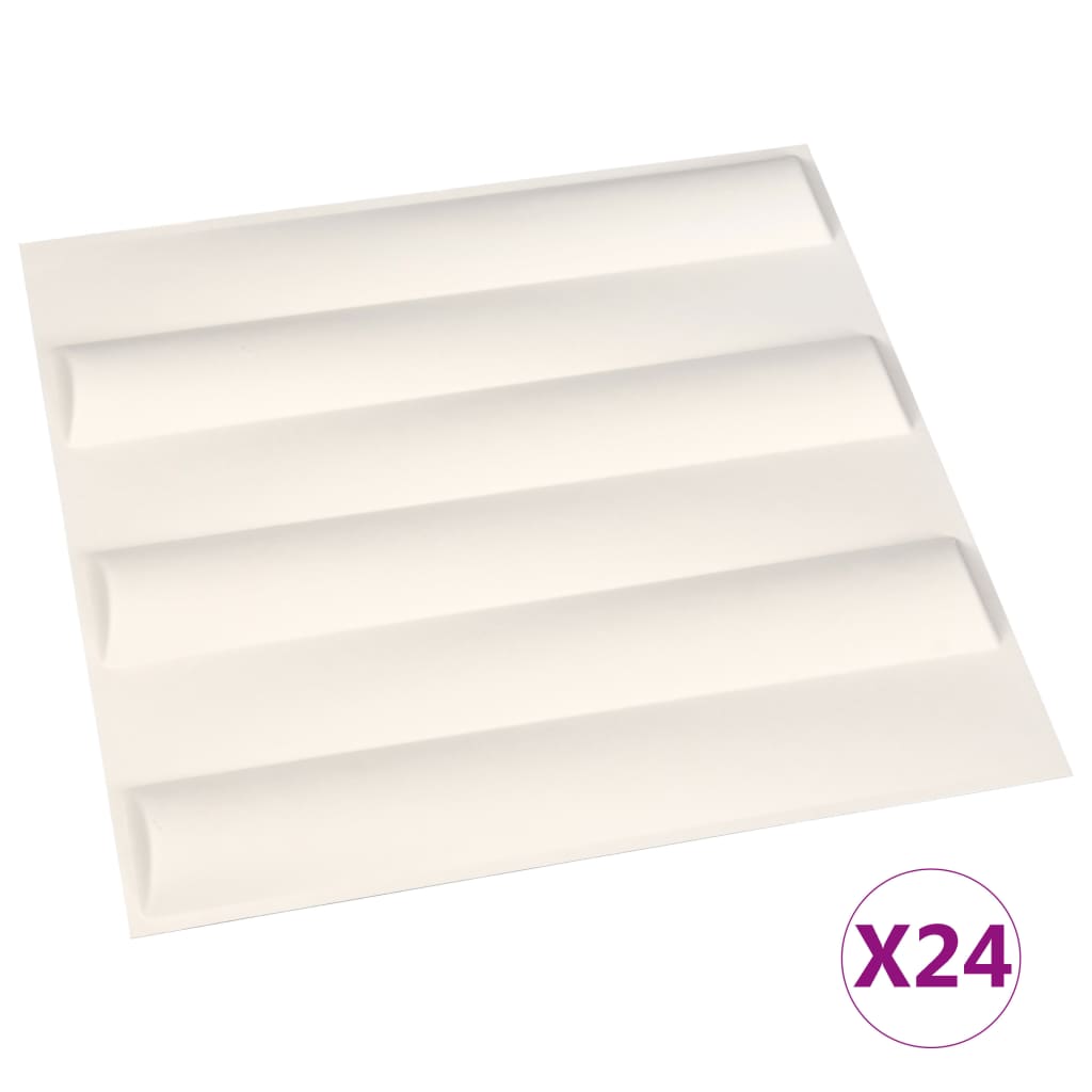 Vidaxl Wall panels 24 st 3D 6 m² 0.5x0.5 m