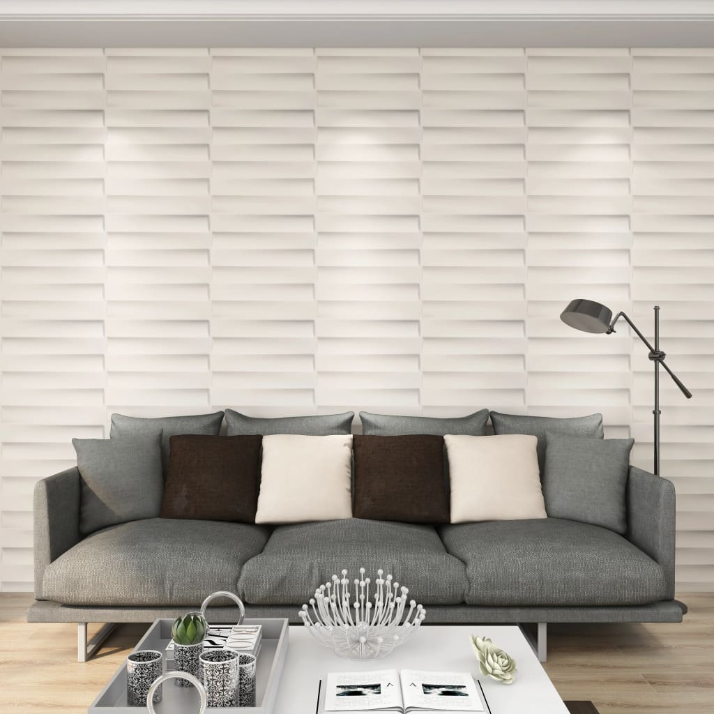 Vidaxl Wall panels 24 st 3D 6 m² 0.5x0.5 m