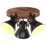 Vidaxl Ceiling Lamp Industrial 25 W E27 42x27 cm Black