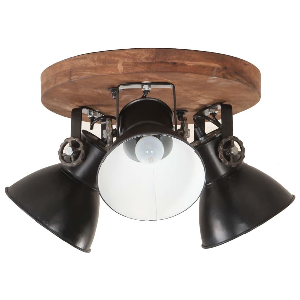 Vidaxl Ceiling Lamp Industrial 25 W E27 42x27 cm Black