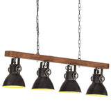 Vidaxl Ceiling Lamp Industrial E27 Mangohout Black