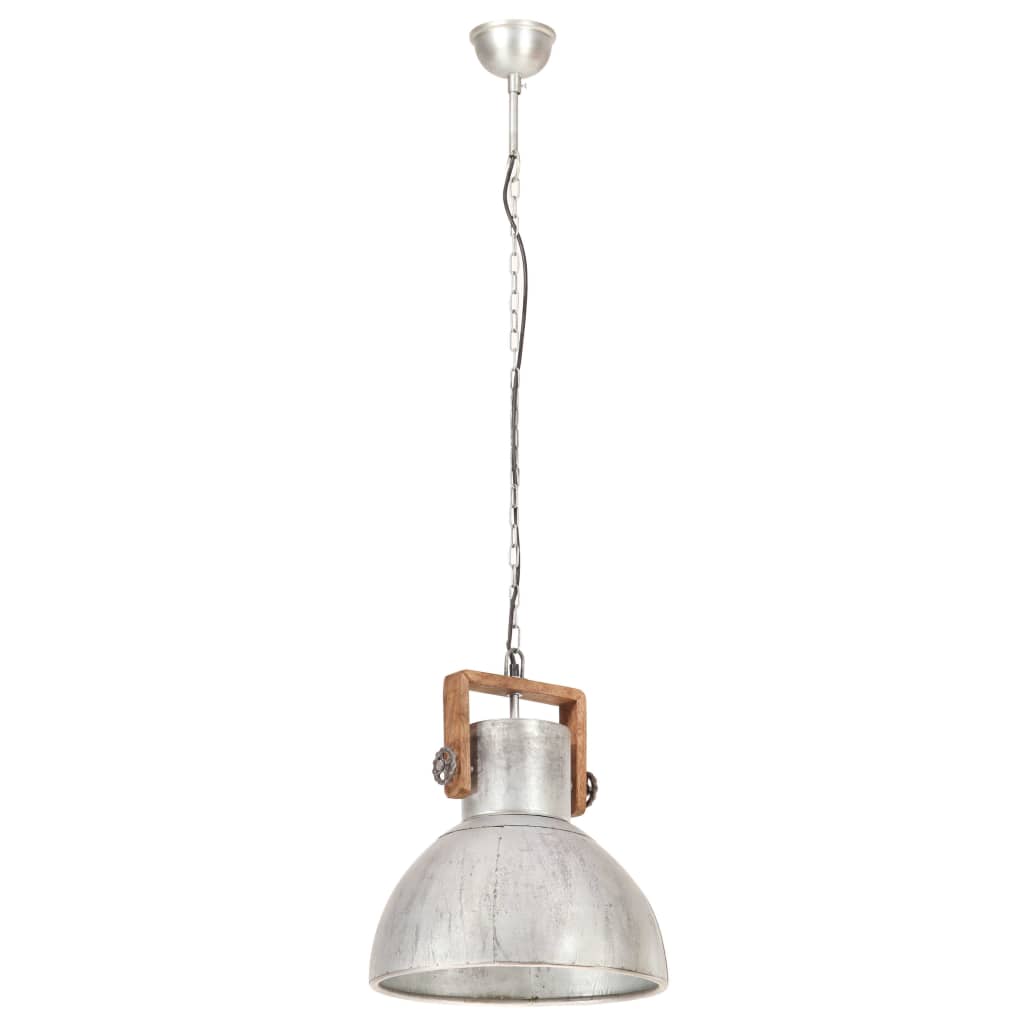 Vidaxl hanging lamp industrial around 25 W E27 40 cm silver colored