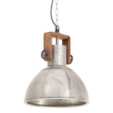 Vidaxl hanging lamp industrial around 25 W E27 30 cm silver colored