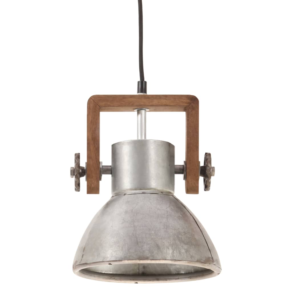 Vidaxl hanging lamp industrial around 25 W E27 19 cm silver colored