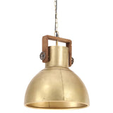 Vidaxl viseča svetilka industrijsko okoli 25 W E27 40 cm medenina