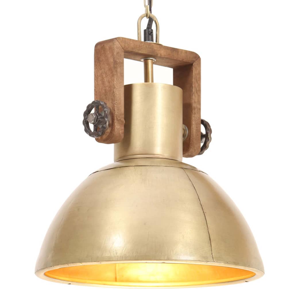VIDAXL LAMP HANDING INDUSTRIAL circa 25 W E27 30 cm Ottone