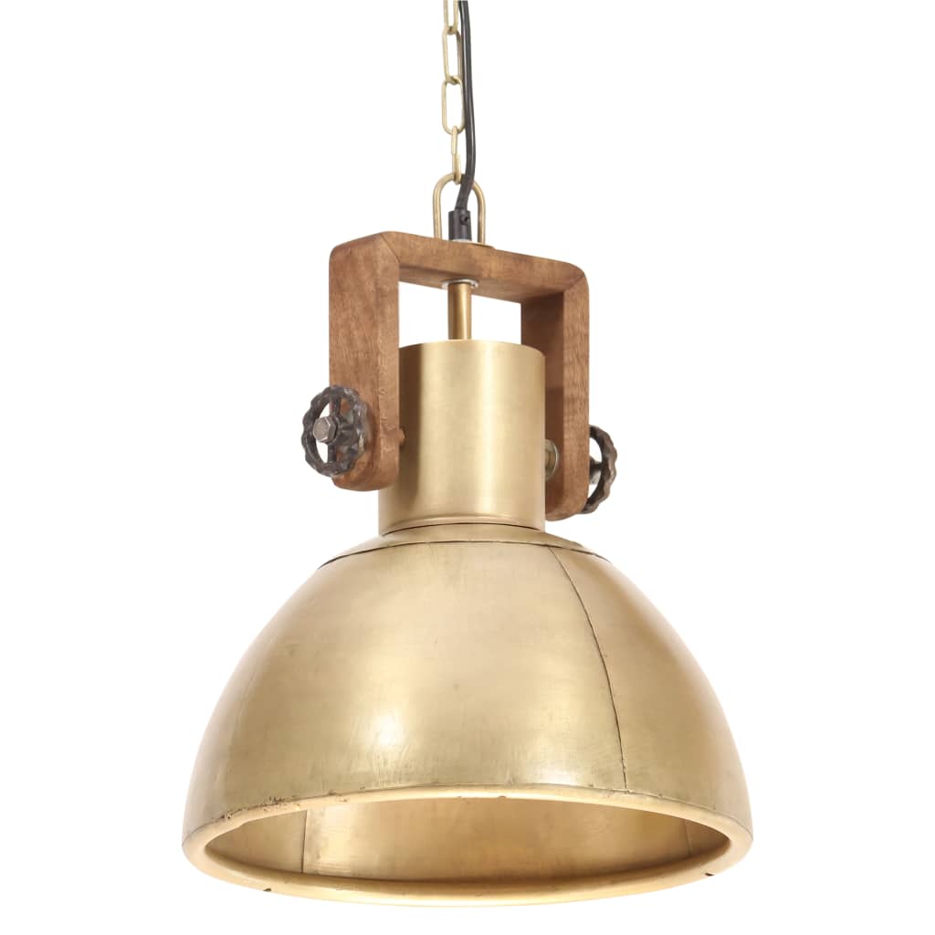 VIDAXL LAMP HANDING INDUSTRIAL circa 25 W E27 30 cm Ottone