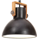 Vidaxl hængende lampe Industriel omkring 25 W E27 30 cm sort