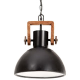 Vidaxl hængende lampe Industriel omkring 25 W E27 30 cm sort