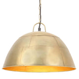 Vidaxl hanging lamp industrial vintage round 25 w e27 41 cm brass colored