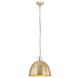 Vidaxl Hanging Lamp Industrial Vintage Round 25 W e27 31 cm messing -farget
