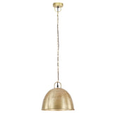 Vidaxl Hanging Lamp Industrial Vintage Round 25 W e27 31 cm messing -farget