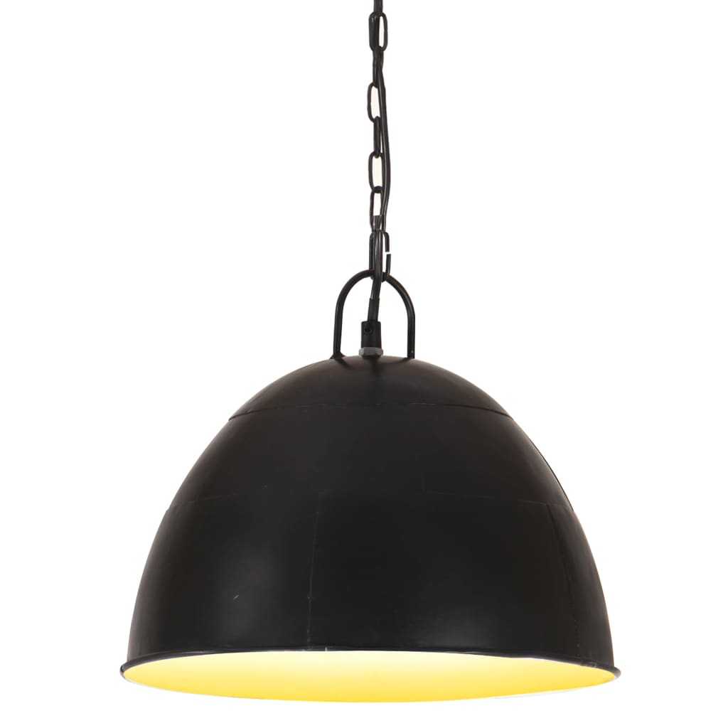 Vidaxl hanging lamp industrial vintage around 25 w e27 31 cm black