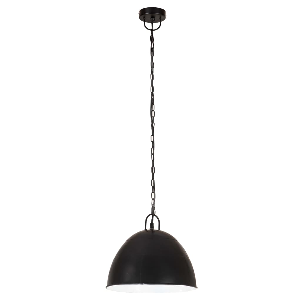 Vidaxl hanging lamp industrial vintage around 25 w e27 31 cm black