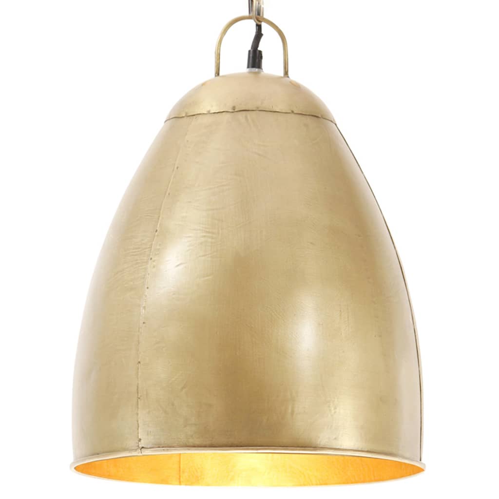 Vidaxl hanging lamp industrial around 25 W E27 32 cm brass -colored