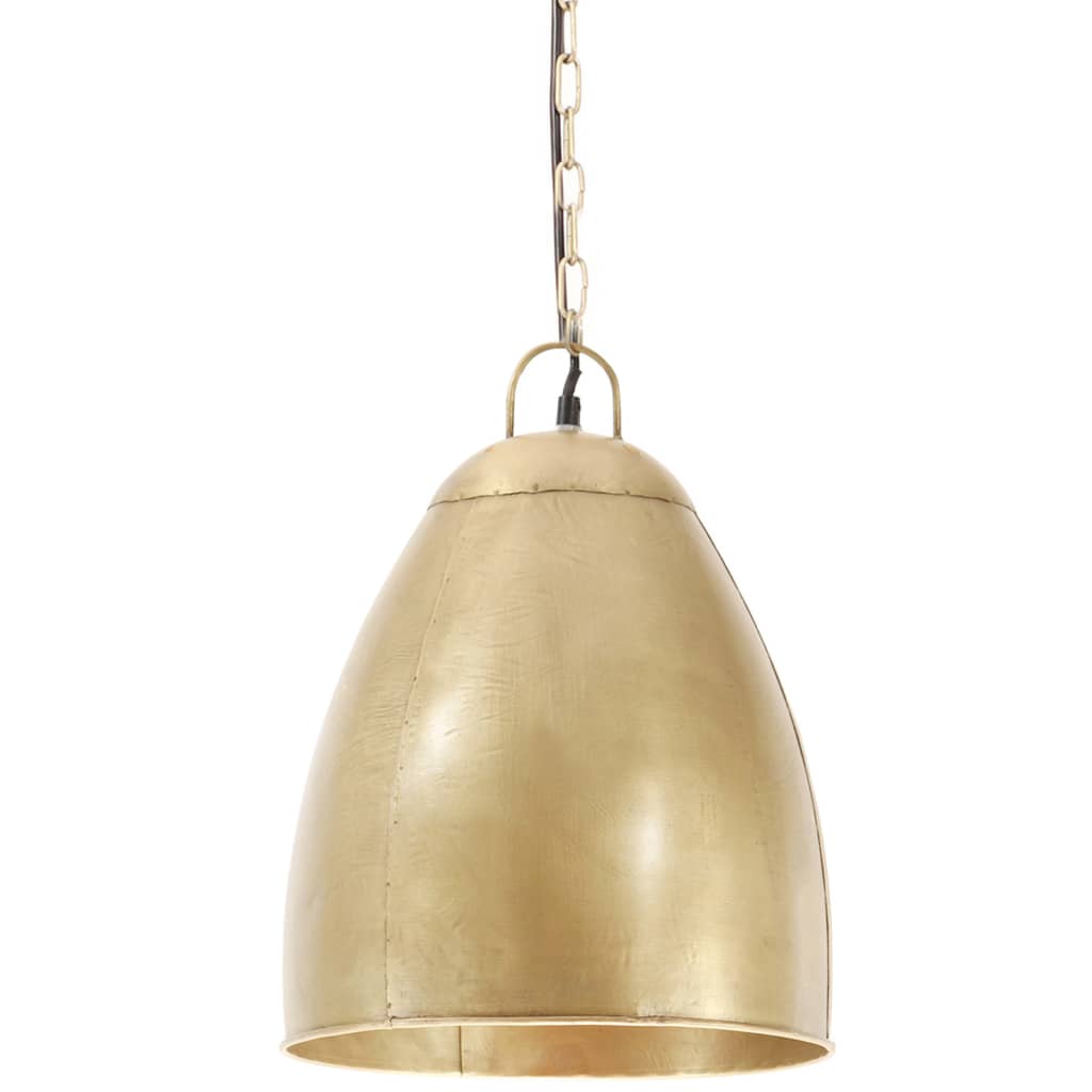 Vidaxl hanging lamp industrial around 25 W E27 32 cm brass -colored