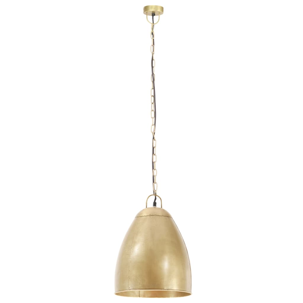 Vidaxl hanging lamp industrial around 25 W E27 32 cm brass -colored
