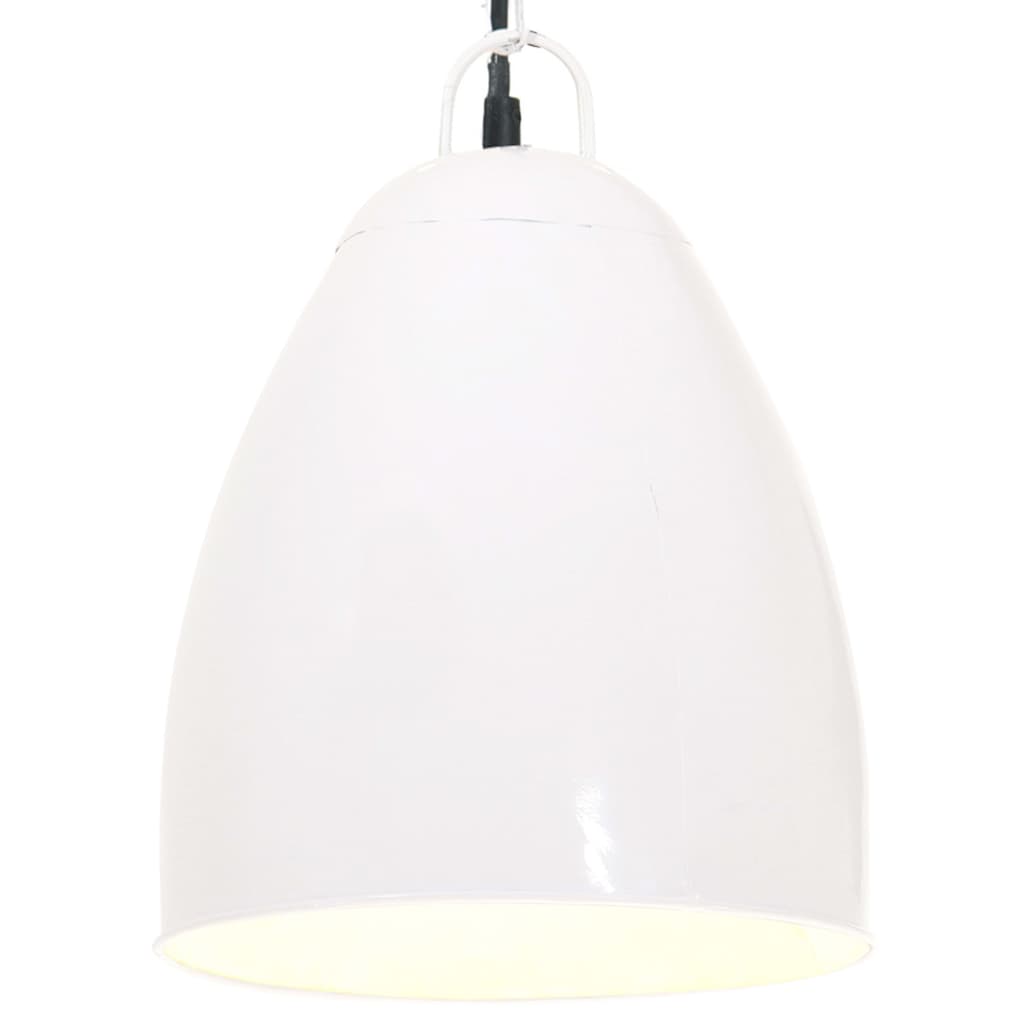 Vidaxl hängande lampa industriell cirka 25 w e27 32 cm vit