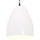 Vidaxl hängande lampa industriell cirka 25 w e27 32 cm vit
