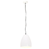 Vidaxl hängande lampa industriell cirka 25 w e27 32 cm vit