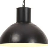 Lampe suspendue vidaxl autour de 25 w e27 48 cm noir