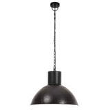 Lampe suspendue vidaxl autour de 25 w e27 48 cm noir