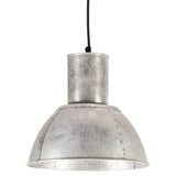 Vidaxl Hanging Lampe um 25 W E27 28,5 cm Silberfarbe