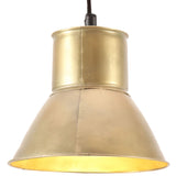 Lámpara colgante de Vidaxl alrededor de 25 W E27 17 cm de latón