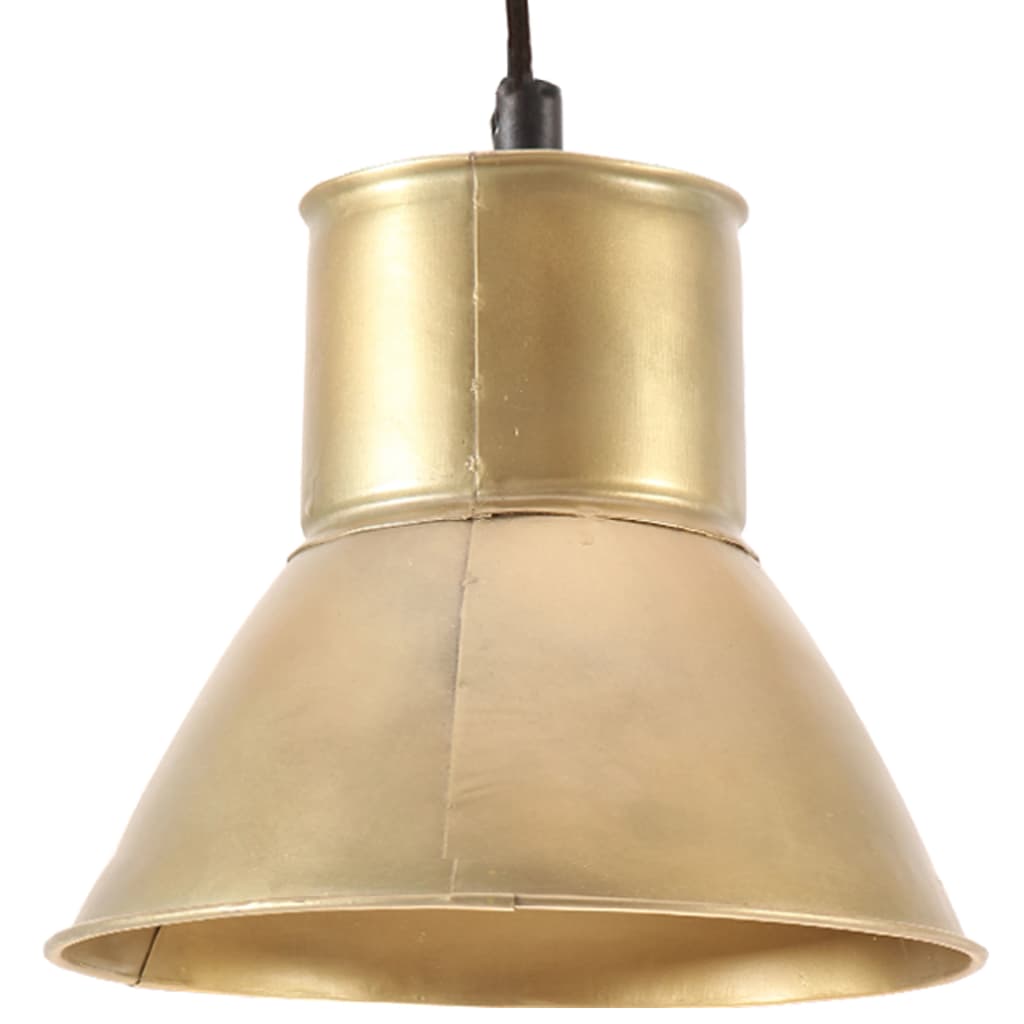 Lámpara colgante de Vidaxl alrededor de 25 W E27 17 cm de latón