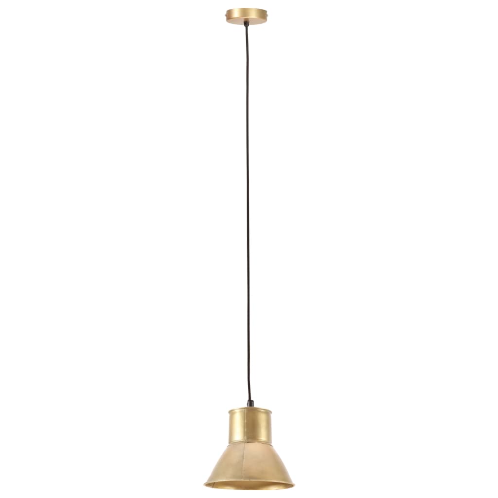 Lámpara colgante de Vidaxl alrededor de 25 W E27 17 cm de latón