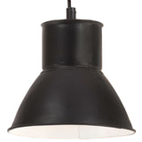 Lampe suspendue vidaxl autour de 25 w e27 17 cm noir